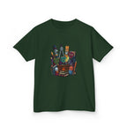 Kids Tee - Whimsical School Supplies Characters | Back to School
