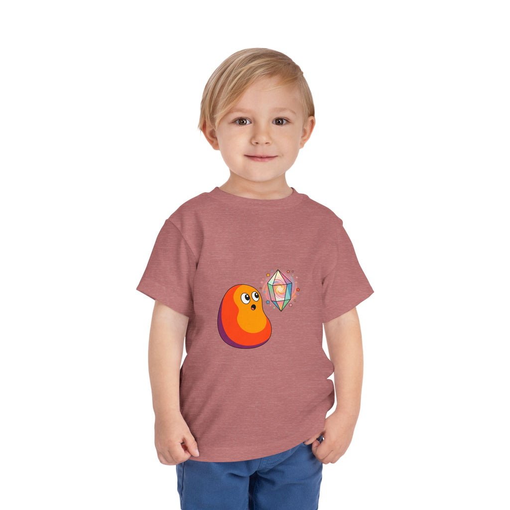 Toddler Short Sleeve Tee - Whimsical Cosmic Creature Stars