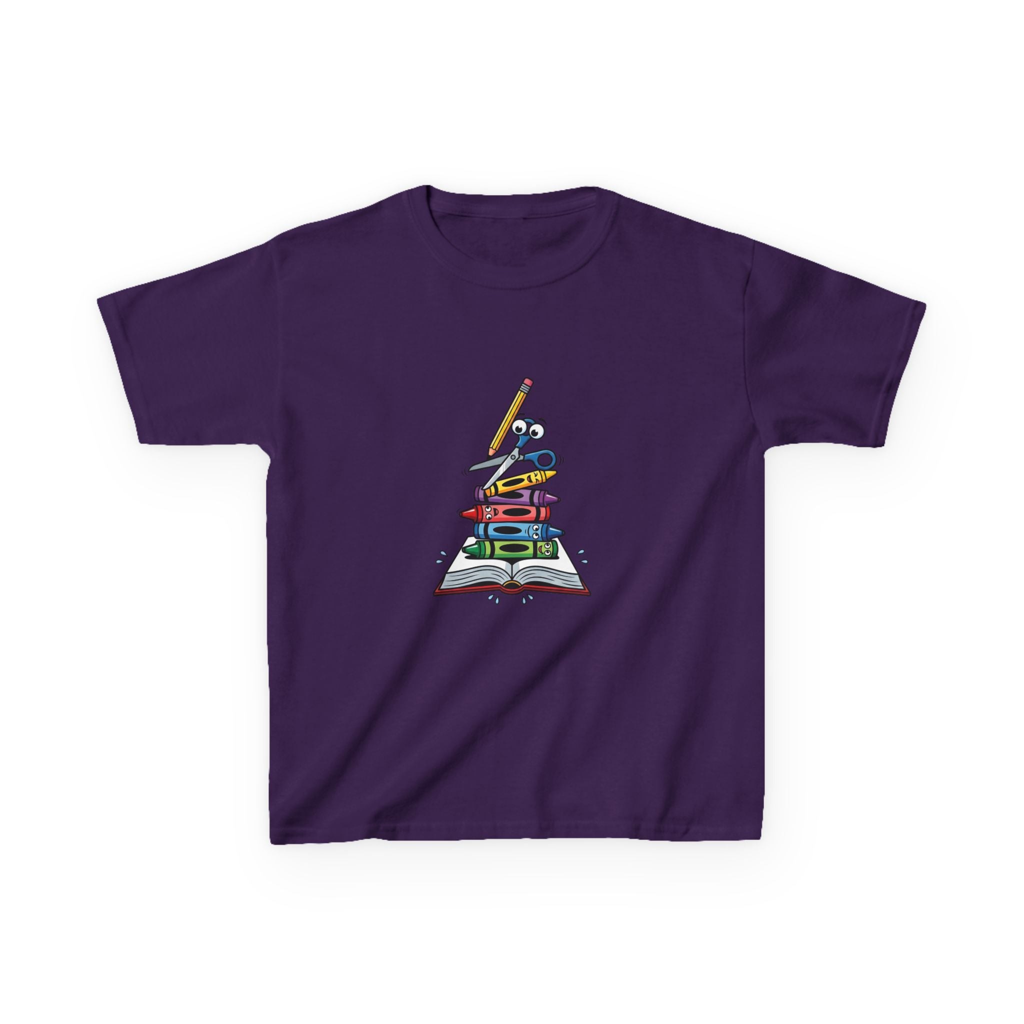 Back to School Kids Tee - Art Supplies Fun Design | 2026