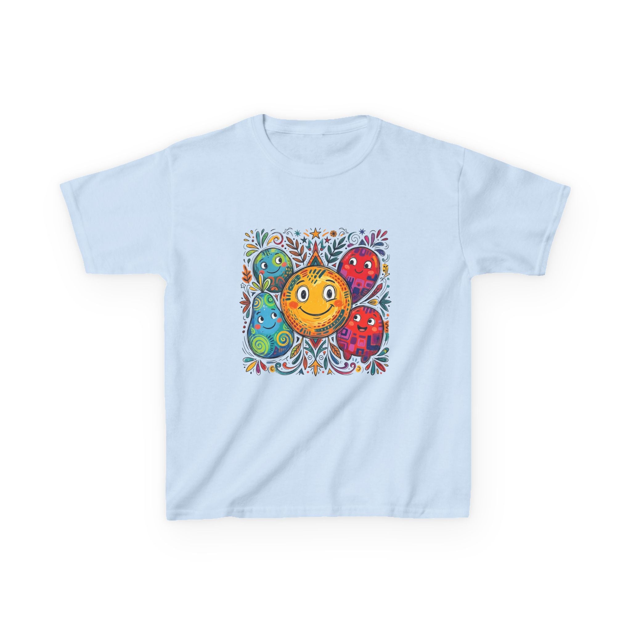Kids Tee - Happy Friends & Colorful Joy | Playful Character Gift