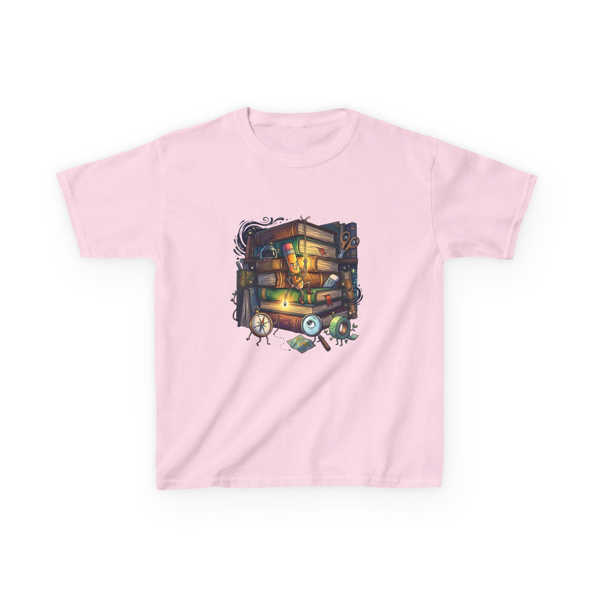 Kids Tee - Learning Adventure Books | Whimsical Storybook Gift