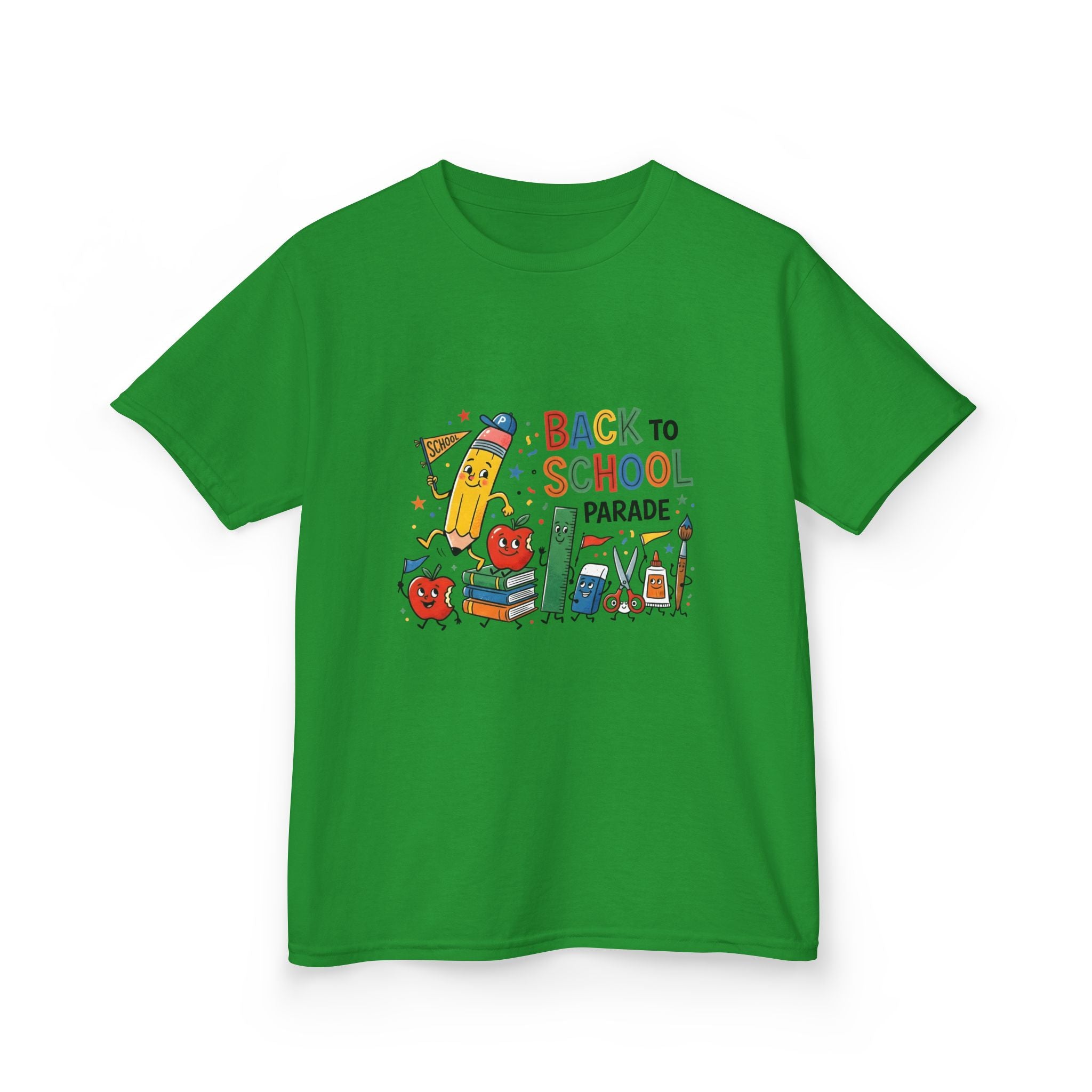 Kids Back to School Tee - Playful SCHOOL Supplies | First Day