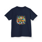 Kids Back to School Tee - Colorful School Bus & Student Shirt
