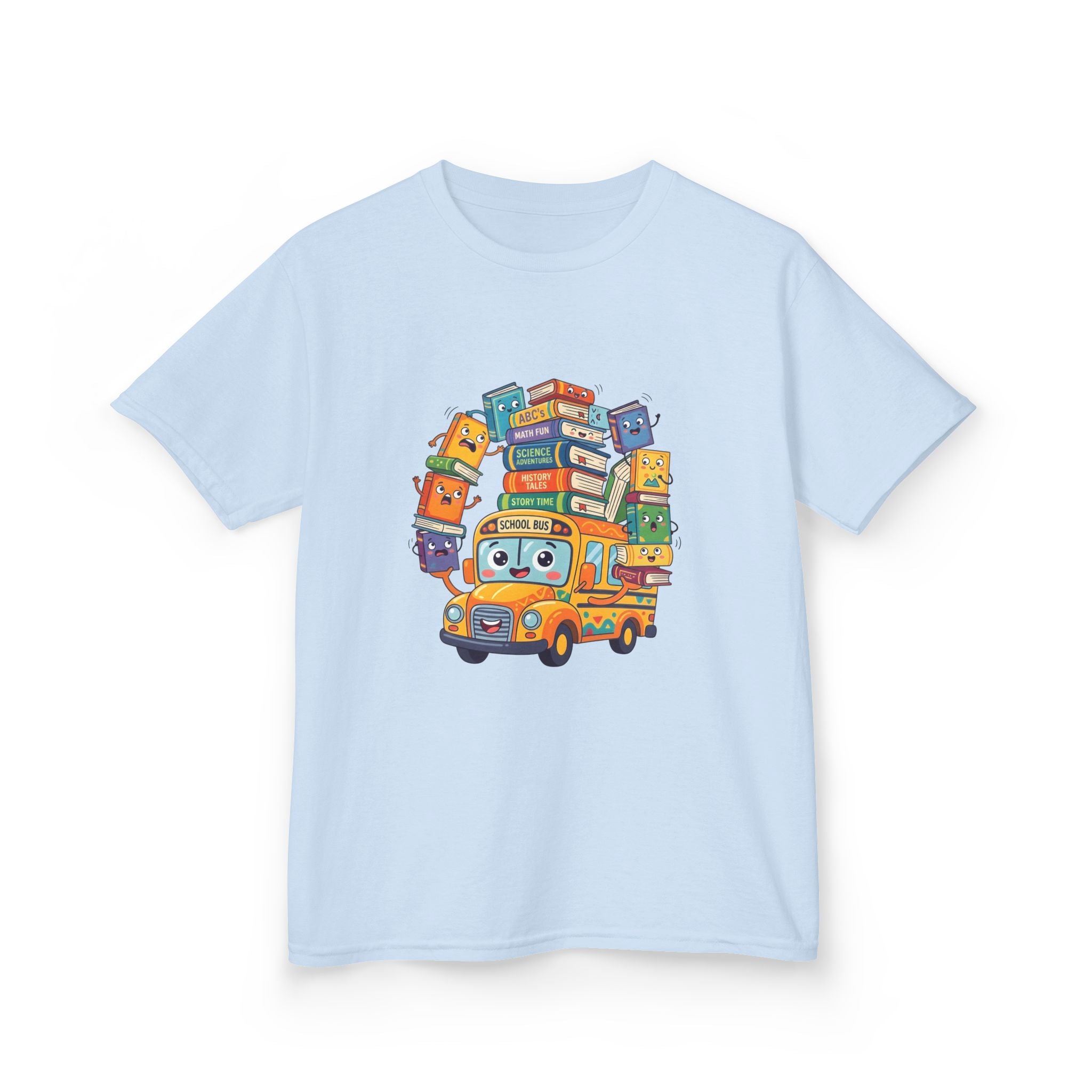 Kids Learning Tee - ABC's, Math & Science School Bus Fun