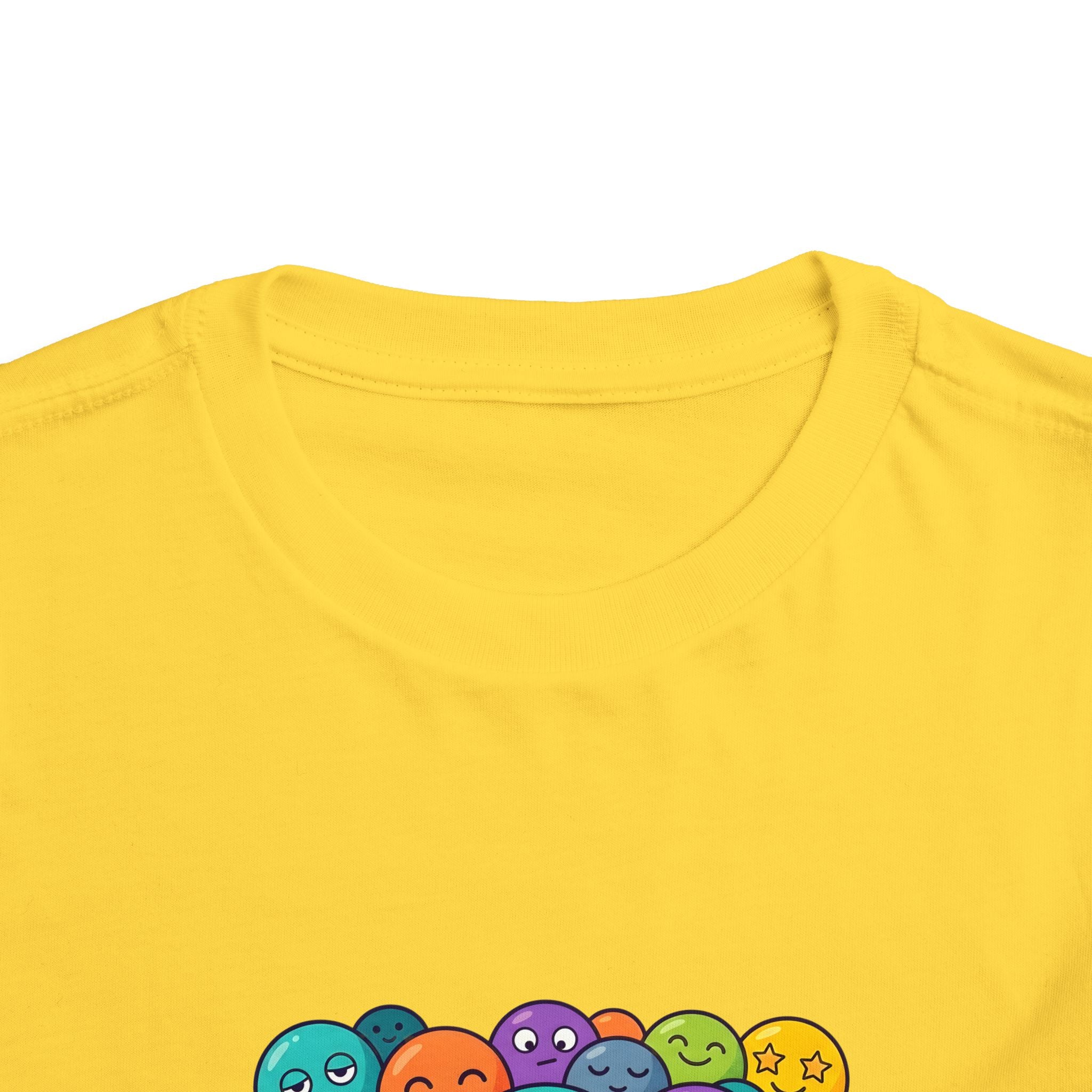 Toddler Tee - Expressive Emoji Faces | Kids Emotions & Feelings