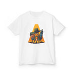 Kids Tee - Noir Stationery Detective Team | Cartoon Comic Style