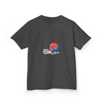 Kids Heavy Cotton Tee - Cute School Learning Cartoon Shirt