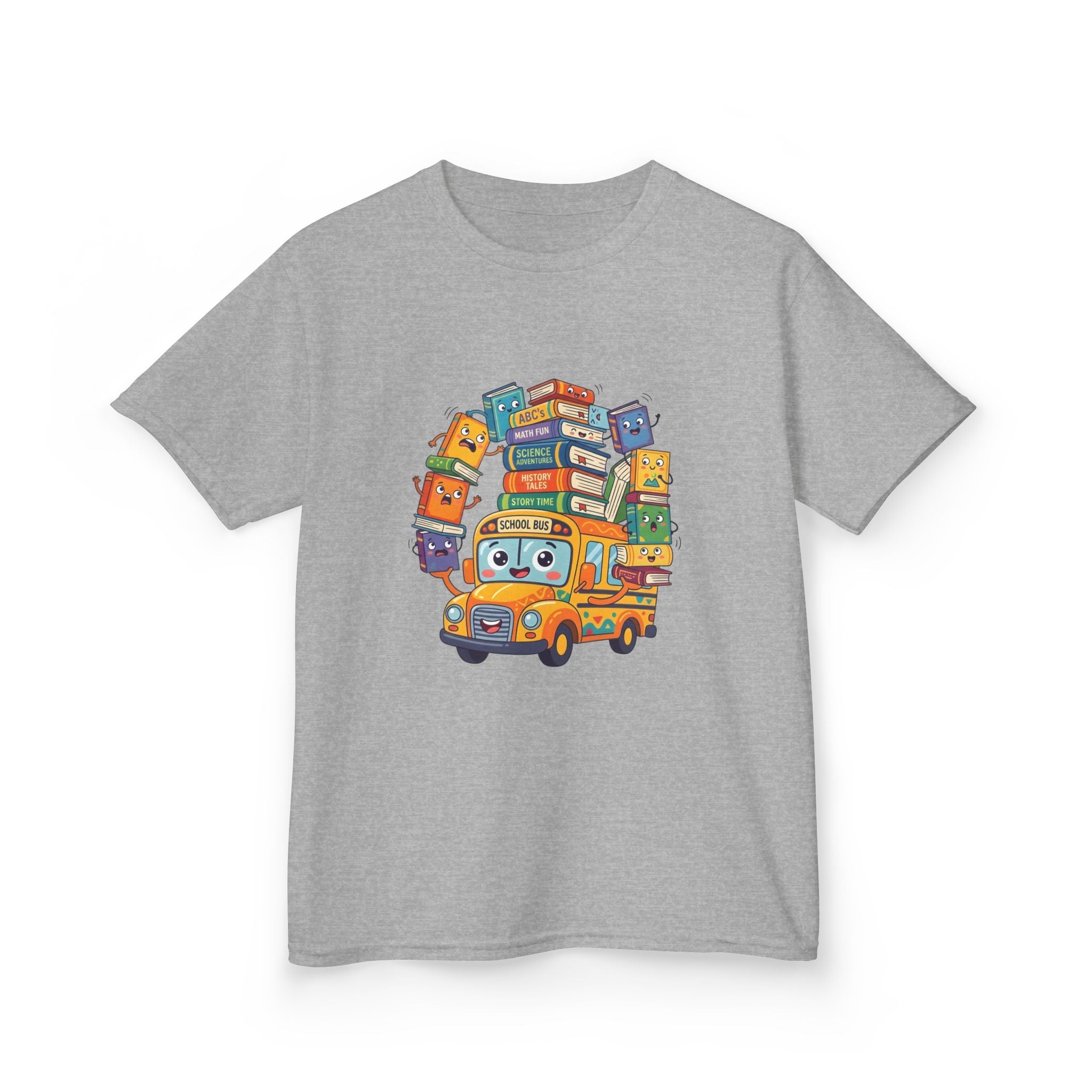 Kids Learning Tee - ABC's, Math & Science School Bus Fun