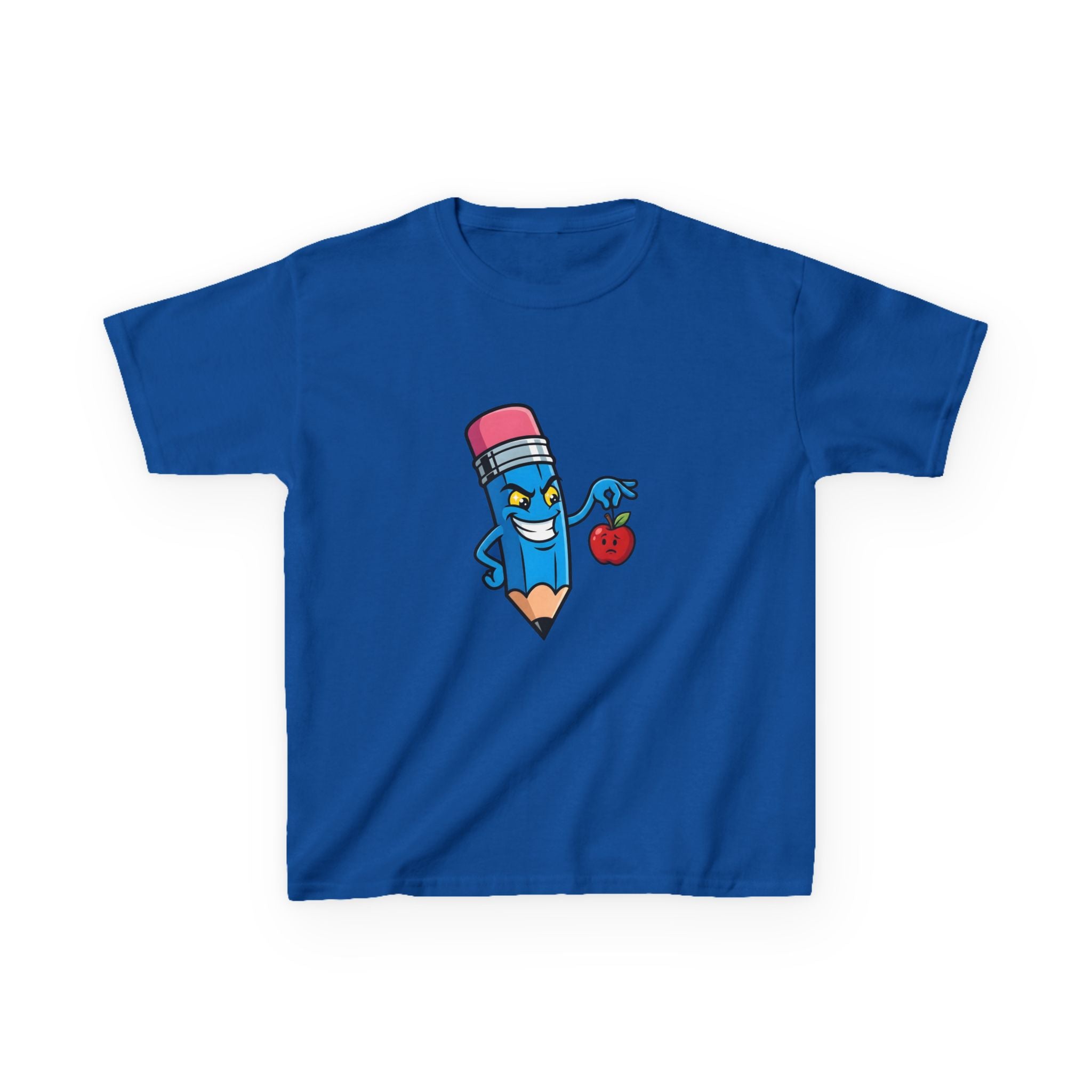 Kids Tee - Mischievous School Supplies Cartoon | Funny Education