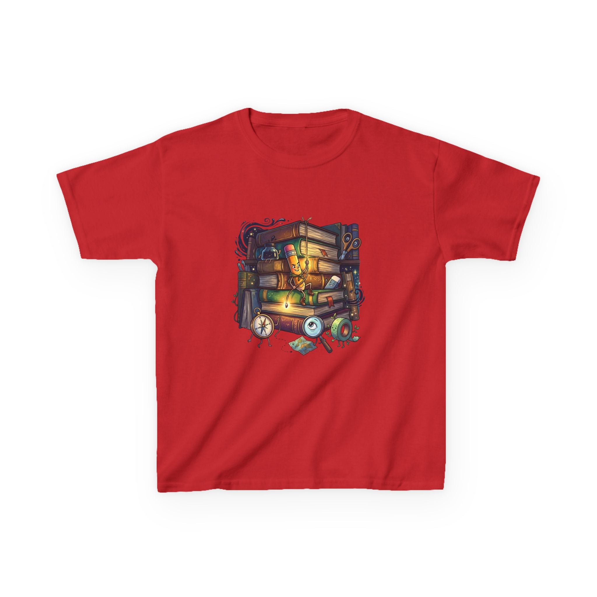 Kids Tee - Learning Adventure Books | Whimsical Storybook Gift