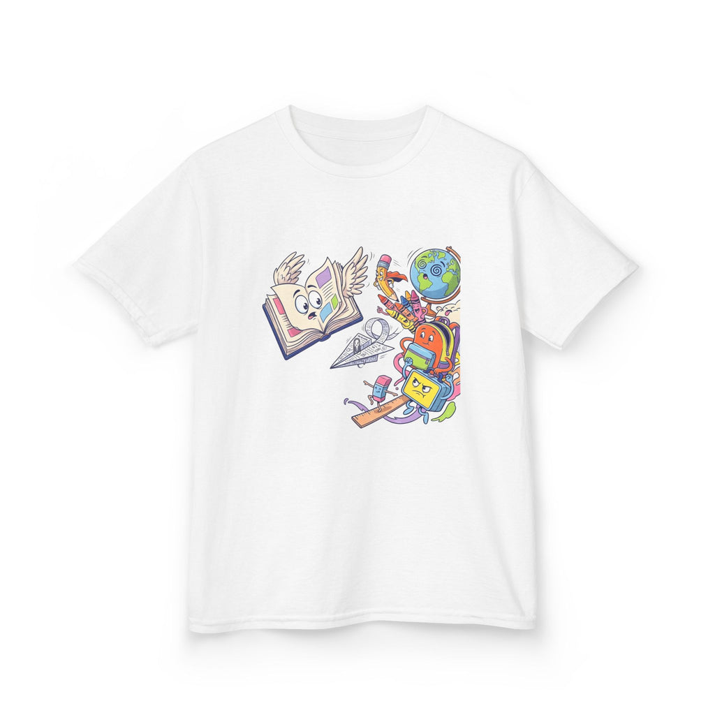 Kids Tee - Cute HOMEWORK Whimsical School Supplies | Back to School