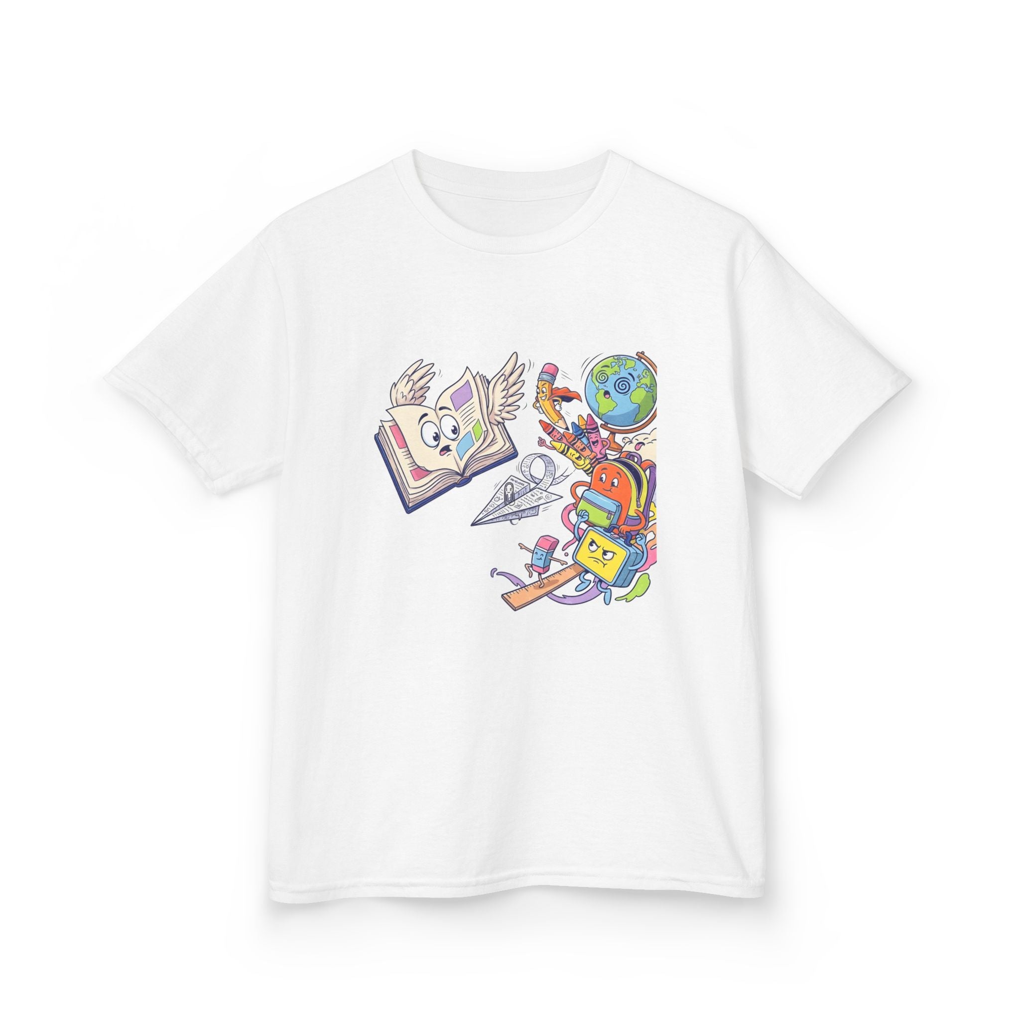 Kids Tee - Cute HOMEWORK Whimsical School Supplies | Back to School