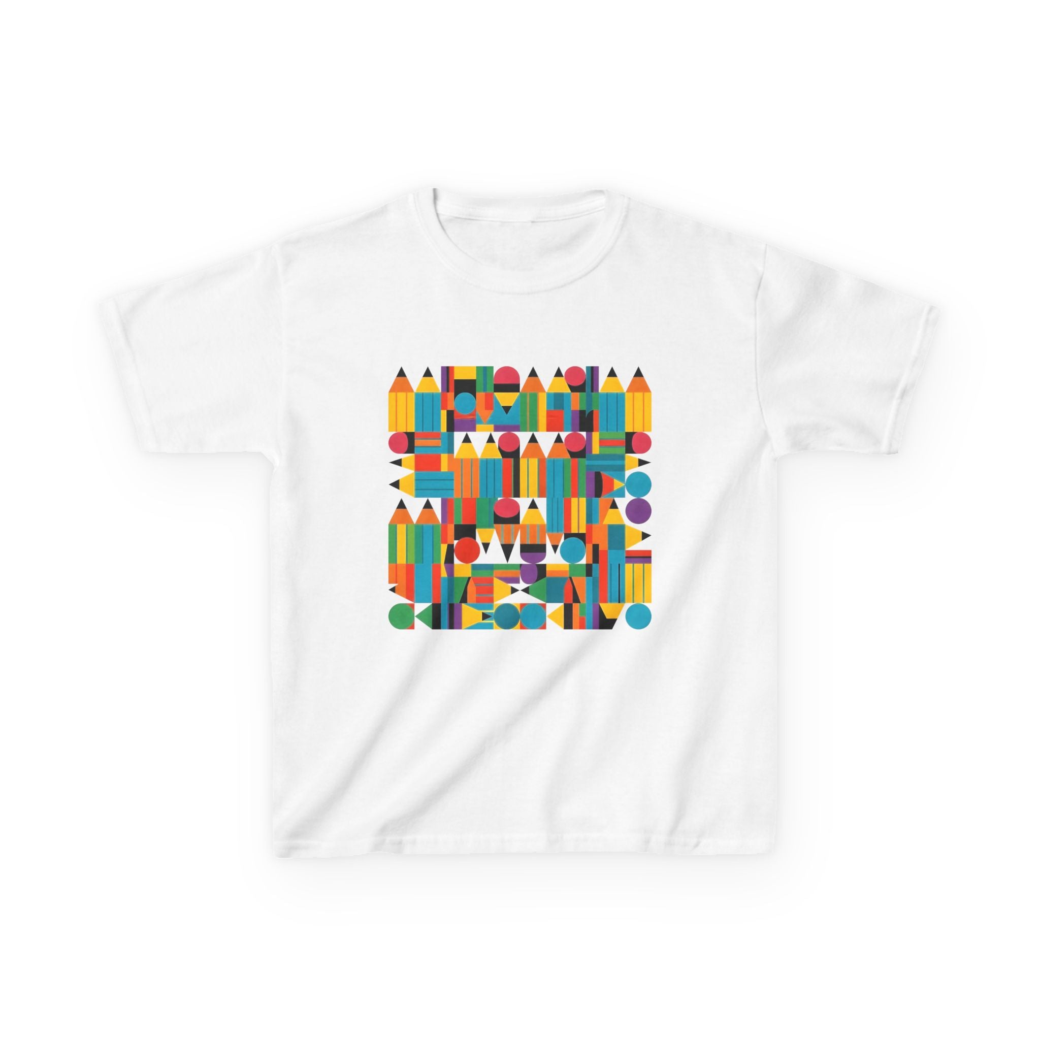 Kids Tee - Playful Geometric Abstract | Modern Art