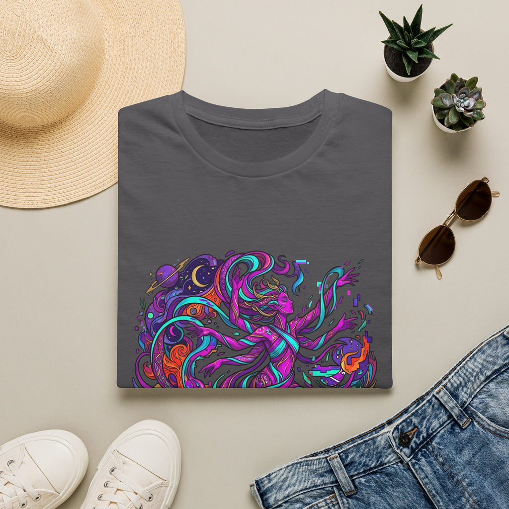 T-Shirt - Vibrant Psychedelic Cosmic Goddess Spiritual Flow