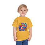 Toddler Tee - Vibrant Geometric Crystal & Gemstone Shirt