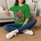 Unisex T-Shirt - Retro Psychedelic Theater Comedy Mask | Abstract Art