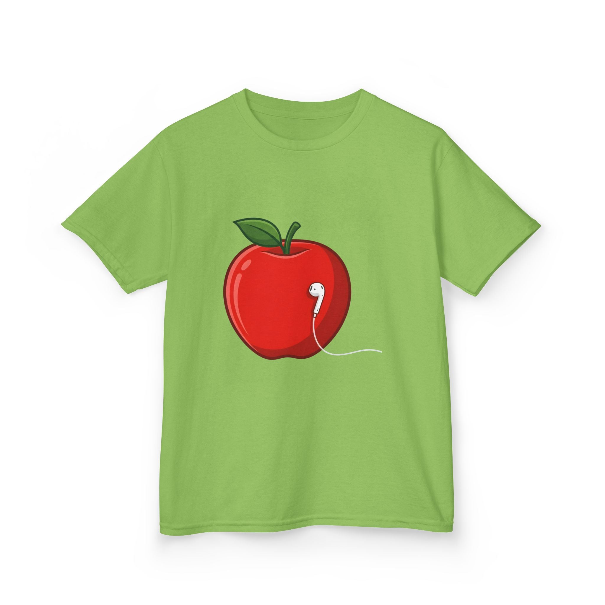 Kids Tee - Cartoon Minimalist Apple Music Earbud Tech