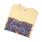 Unisex Garment-Dyed T-shirt - Cosmic Love | Psychedelic Heart Art