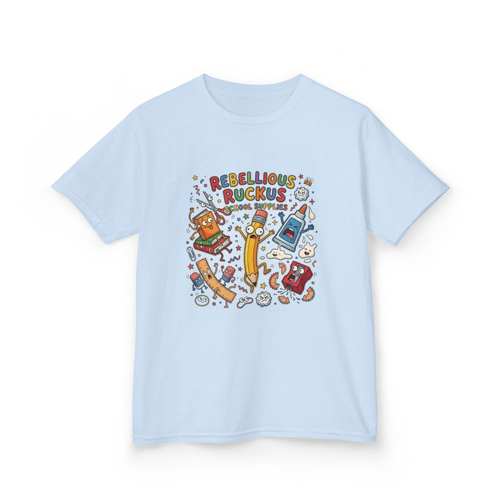 Kids Tee - Rebellious Ruckus School Supplies T-Shirt