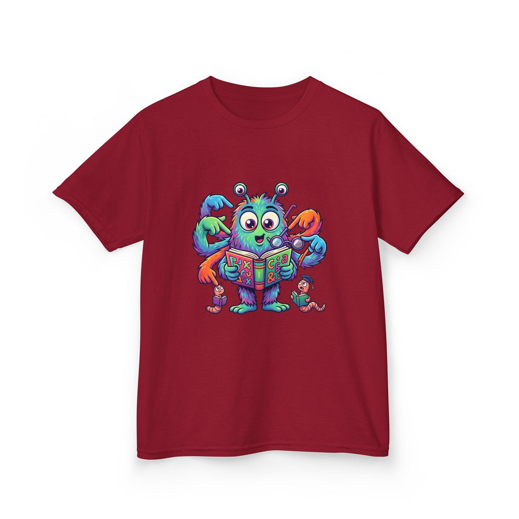 Cute Monster Kids Tee - Learning & Education T-Shirt