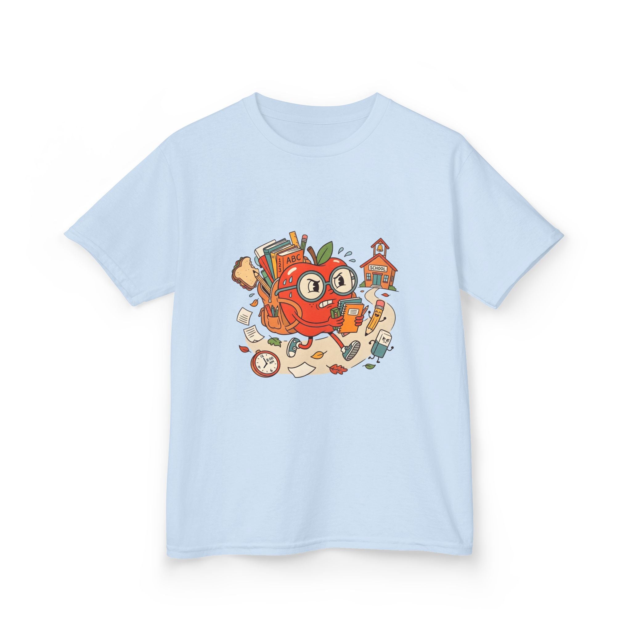 Kids Back to School Tee - Playful ABC 123 School Design