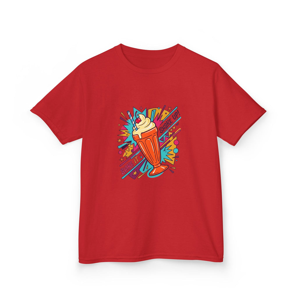 Kids Retro Pop Art Milkshake Tee - SHAKE IT UP! Dessert
