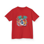Kids Back to School Tee - Playful School Supplies Cartoon