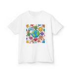 Kids Earth Day Tee - Happy Cartoon Planet | Nature Lovers