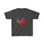 Kids Abstract Fruit Tee - Vibrant Apple Art | Creative Design