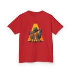 Kids Tee - Noir Stationery Detective Team | Cartoon Comic Style