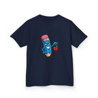 Kids Tee - Mischievous School Supplies Cartoon | Funny Education