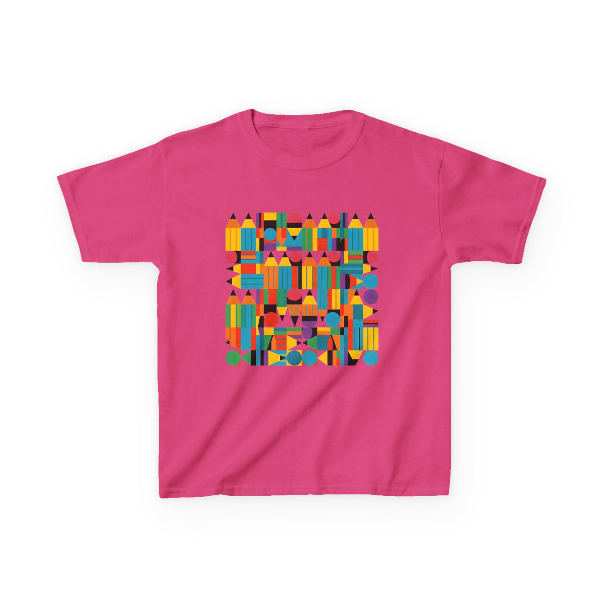 Kids Tee - Playful Geometric Abstract | Modern Art