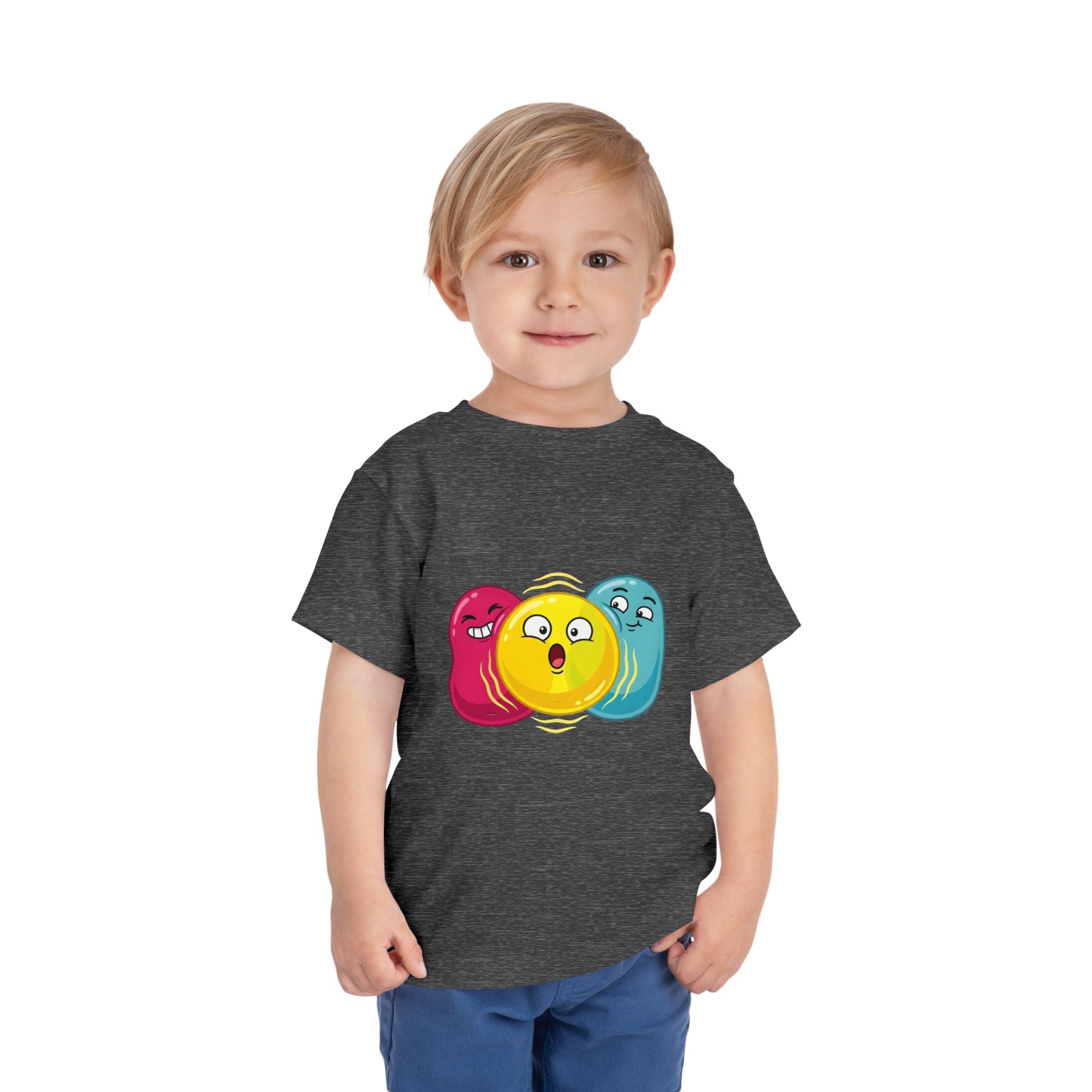 Toddler Funny Blob Character Tee | Playful Cartoon Kids Shirt