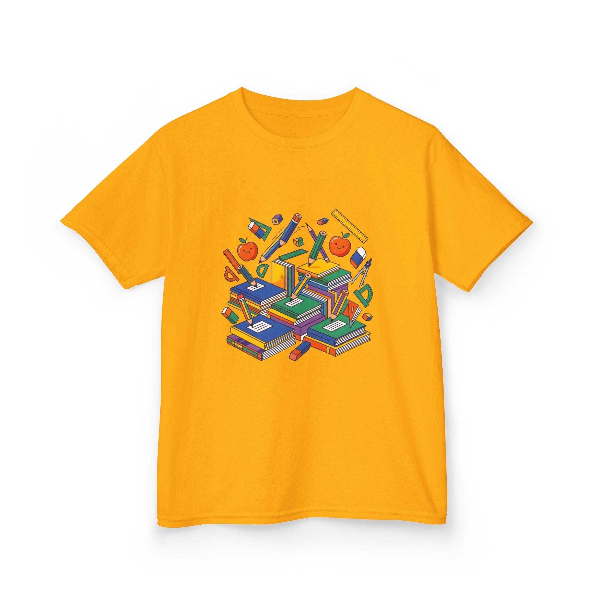 Kids School Supplies Tee - Colorful Education Design | Back to School