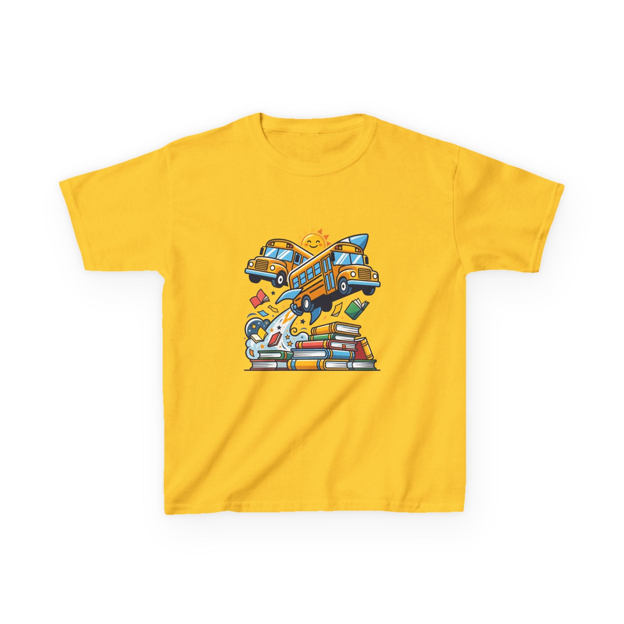 Kids Back to School T-Shirt - Rocket Bus Adventure | First Day