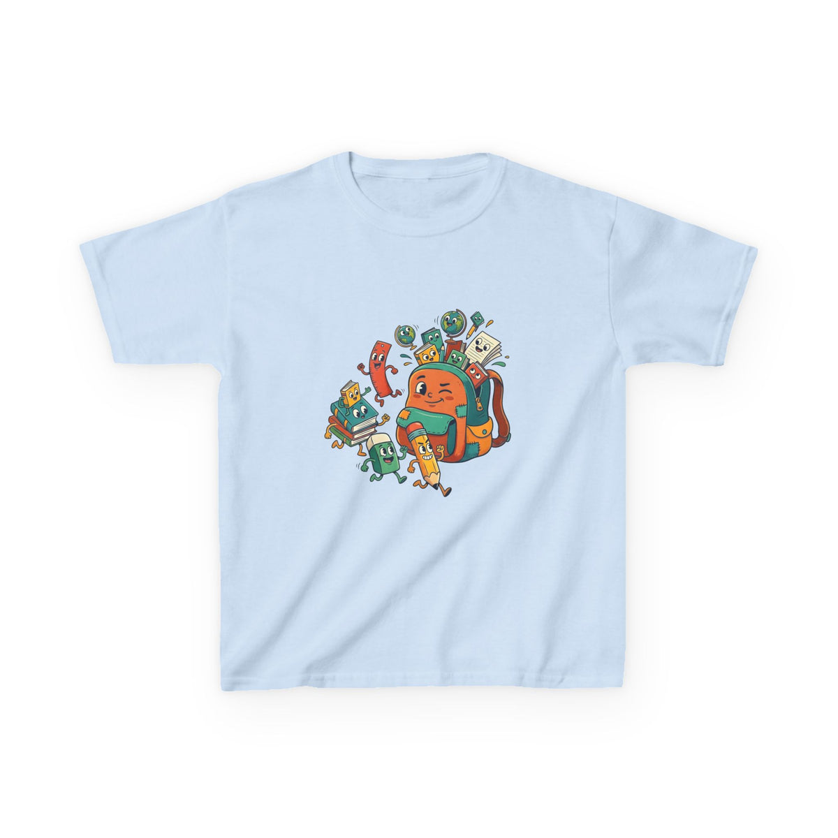 Kids T-Shirt - Cartoon School Supplies | Back to School
