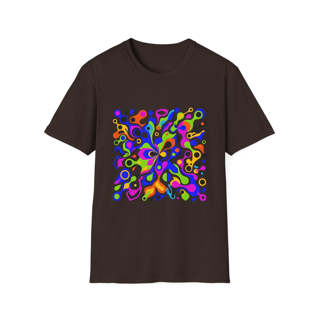 Unisex T-Shirt - Vibrant Organic Abstract | Psychedelic Flow