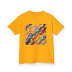 Kids Tee - Vibrant Elemental Magic Energy | Fantasy Glow