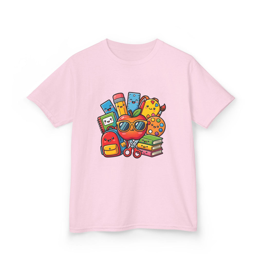 Kids Back to School T-Shirt - Kawaii School Supplies Art | 2026