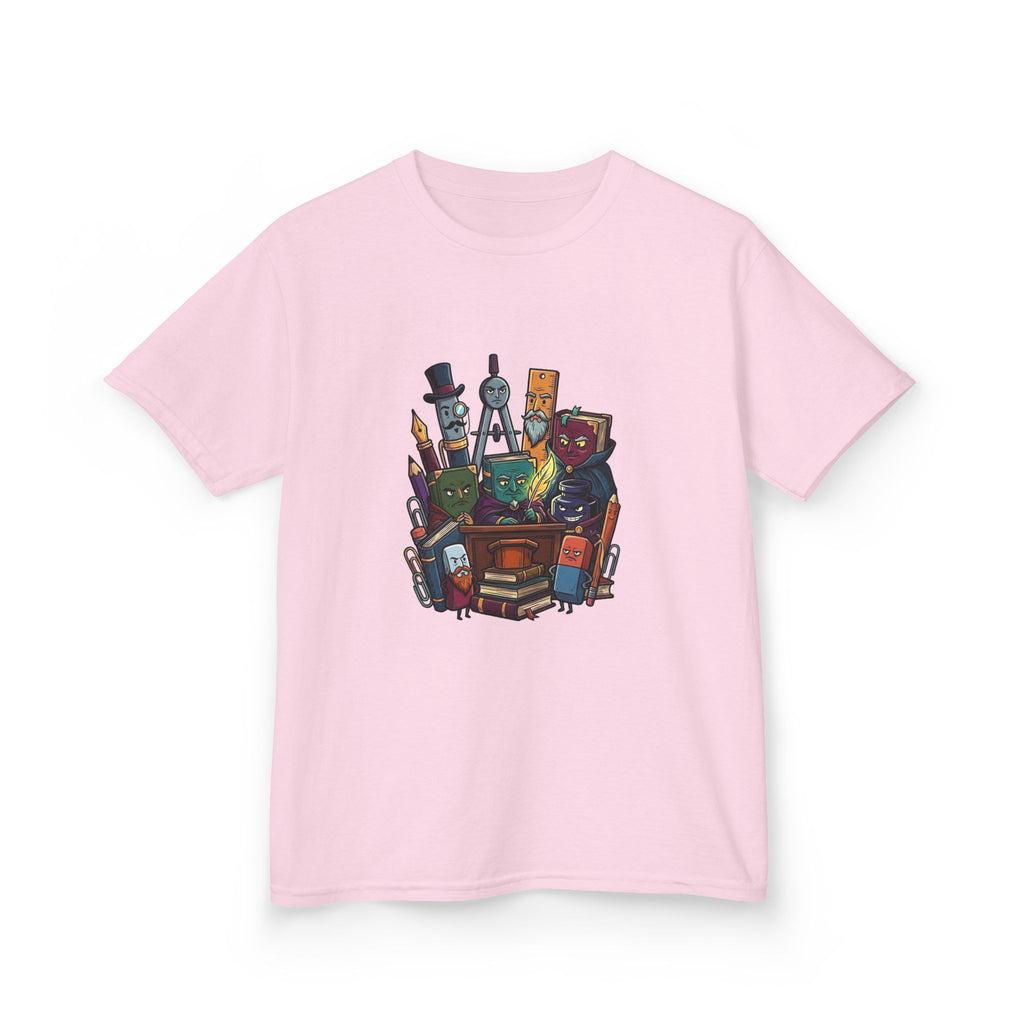 Kids Tee - Whimsical School Supplies Characters | Back to School