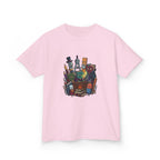 Kids Tee - Whimsical School Supplies Characters | Back to School