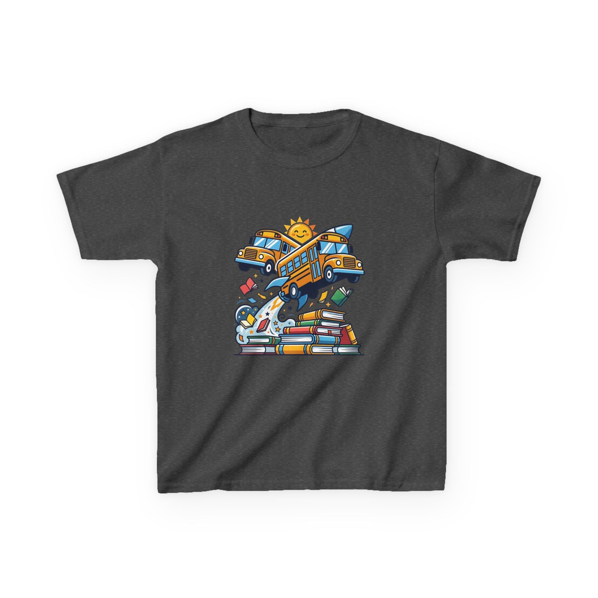 Kids Back to School T-Shirt - Rocket Bus Adventure | First Day