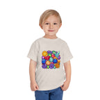 Toddler Tee - Vibrant Geometric Crystal & Gemstone Shirt
