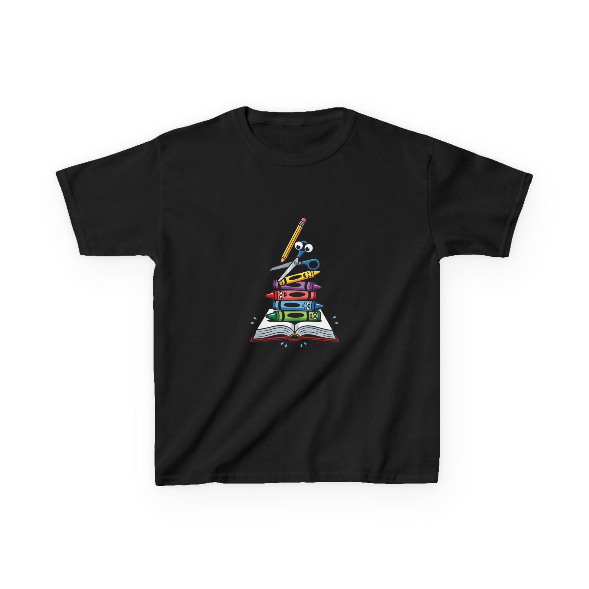 Back to School Kids Tee - Art Supplies Fun Design | 2026