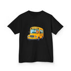 Kids School Bus T-Shirt - Cute Squirrel Driving Cartoon Tee | Back to