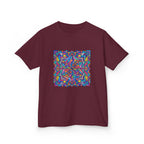 Kids Tee - Retro Geometric Kaleidoscope Abstract | 90s Aesthetic Top