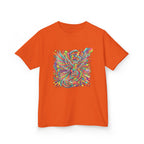 Kids Mythical Phoenix Tee - Energetic Psychedelic Art