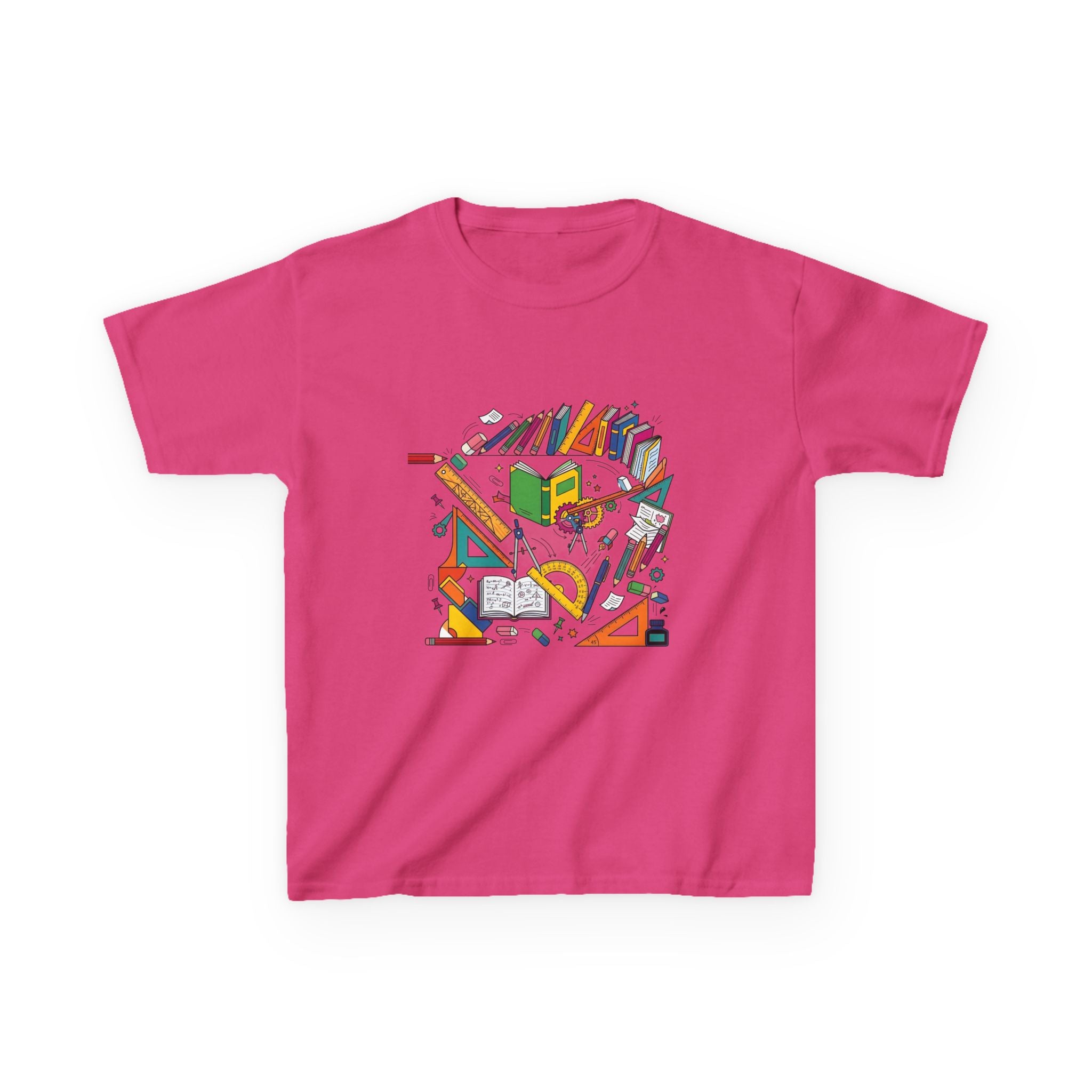 Kids School Supplies Tee - Doodle Art 2026 | Back to School
