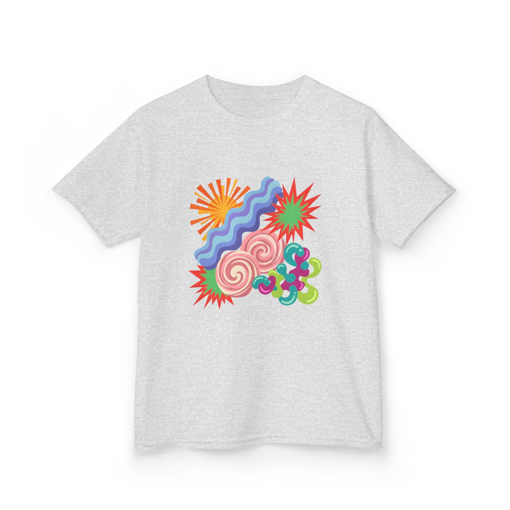 Kids T-Shirt - Playful Candy Explosion Abstract Art
