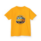 Kids T-Shirt - Angry SCHOOL BUS Cartoon Tee | Funny Character